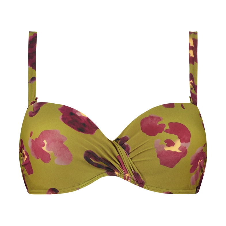 Multiway Bikini-Top in painted animal